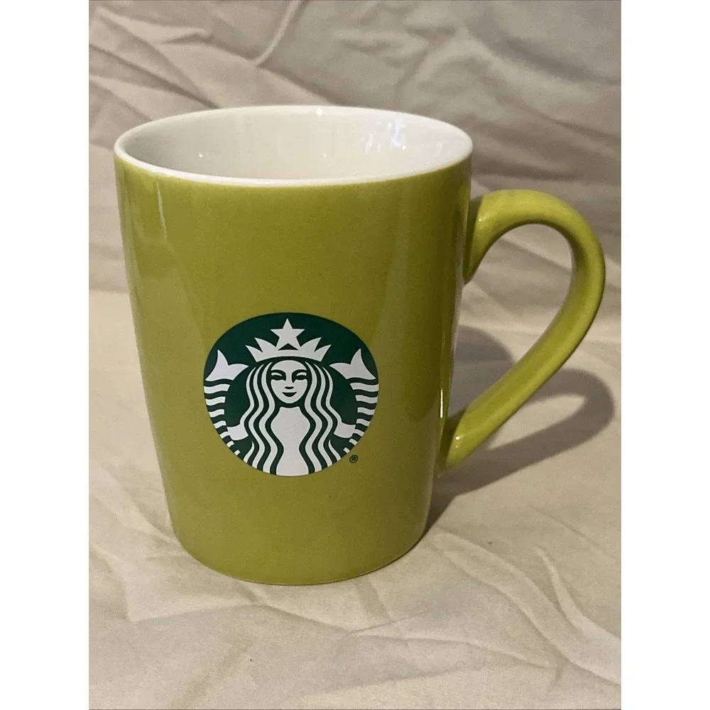 Starbucks Set Of 2 Coffee Cups 10oz‎ In Great Green Color